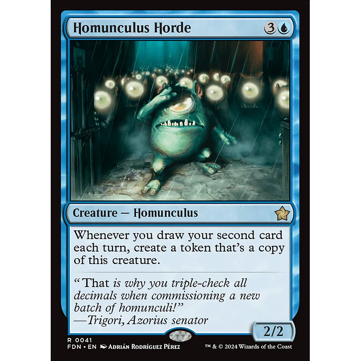 Homunculus Horde | Inglés | NM | FDN 1