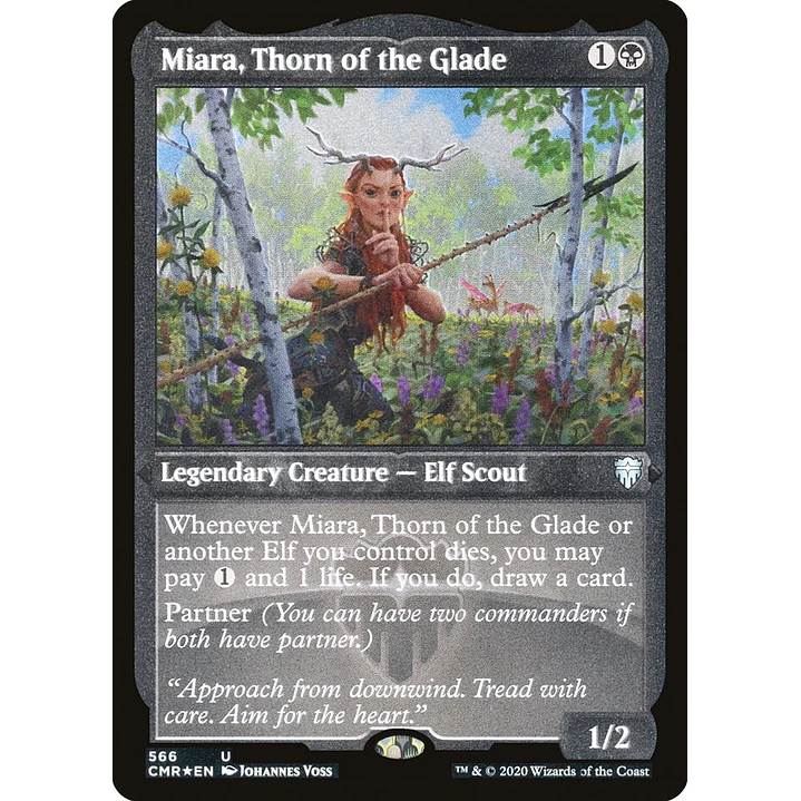 Miara, Thorn of the Glade (Etched) | Inglés | NM | CMR 1
