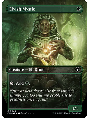 Elvish Mystic (Borderless) | Inglés | NM | CMM