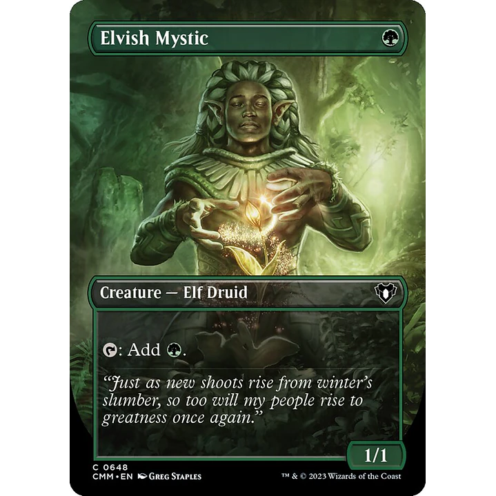 Elvish Mystic (Borderless) | Inglés | NM | CMM 1