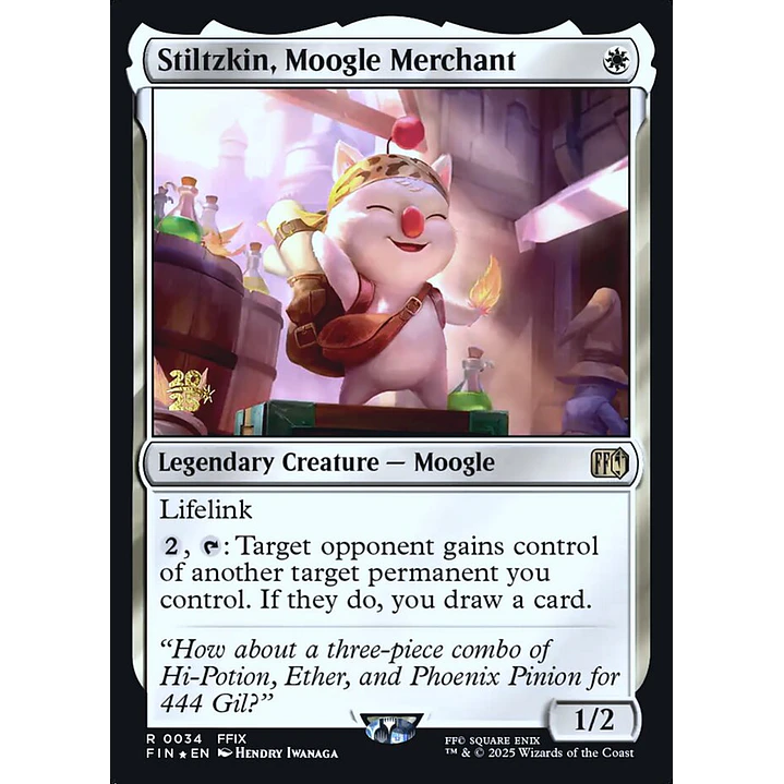 Stiltzkin, Moogle Merchant (Launch foil) | Inglés | NM | PFIN 1
