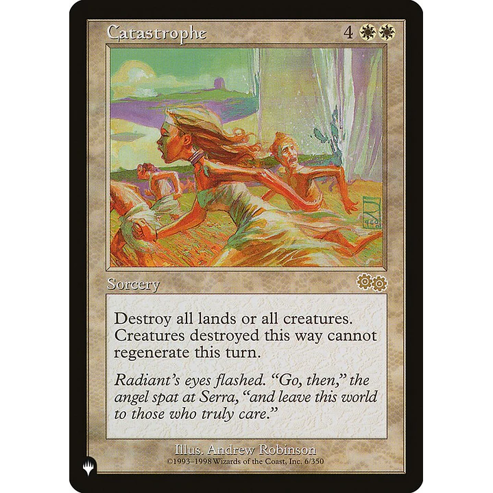 Catastrophe (Retro Frame) | Inglés | NM | PLST 1