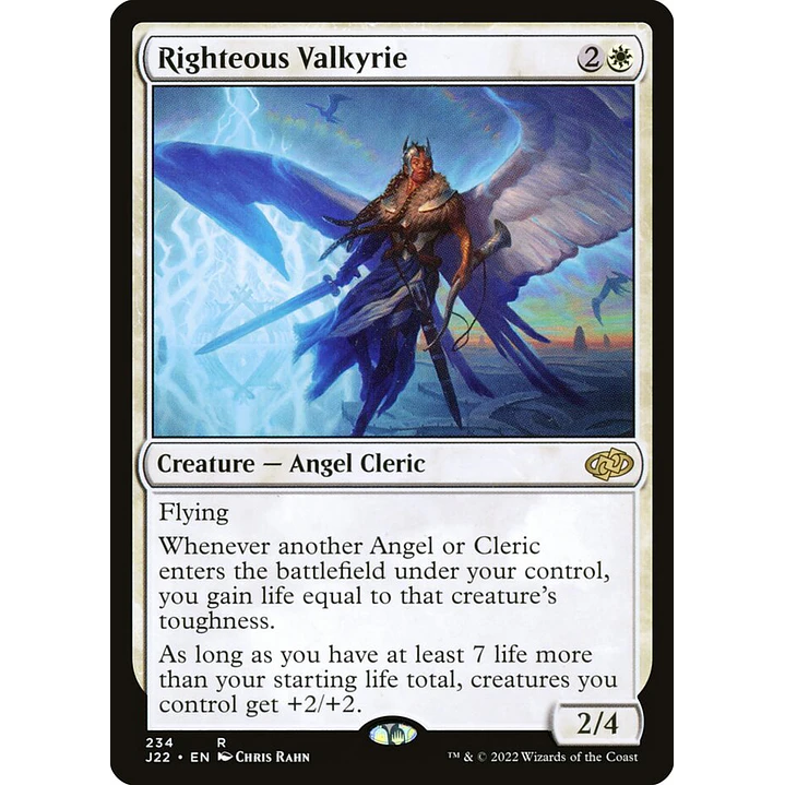 Righteous Valkyrie | Inglés | NM | J22 1