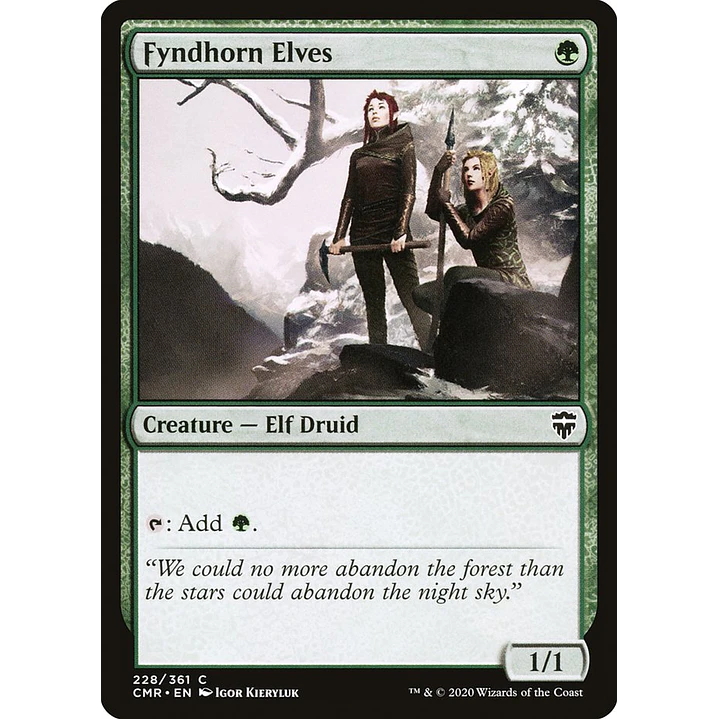 Fyndhorn Elves | Inglés | NM | CMR 1