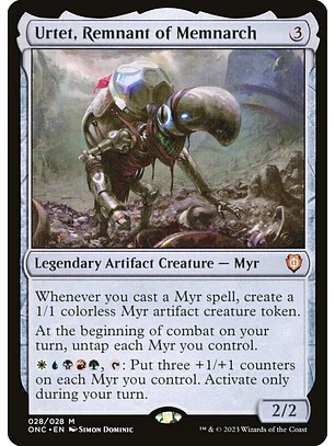 Urtet, Remnant of Memnarch (foil) | Inglés | NM | ONC