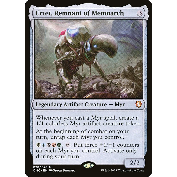 Urtet, Remnant of Memnarch (foil) | Inglés | NM | ONC 1