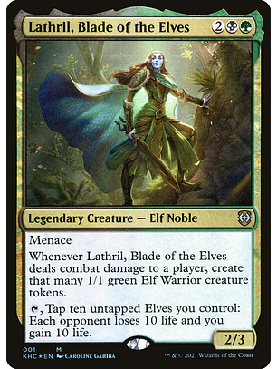 Lathril, Blade of the Elves (foil) | Inglés | NM | KHC