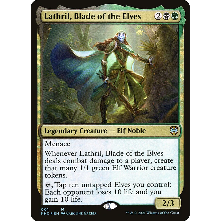 Lathril, Blade of the Elves (foil) | Inglés | NM | KHC 1