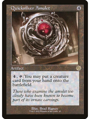 Quicksilver Amulet (Retro Frame) | Inglés | NM | BRR