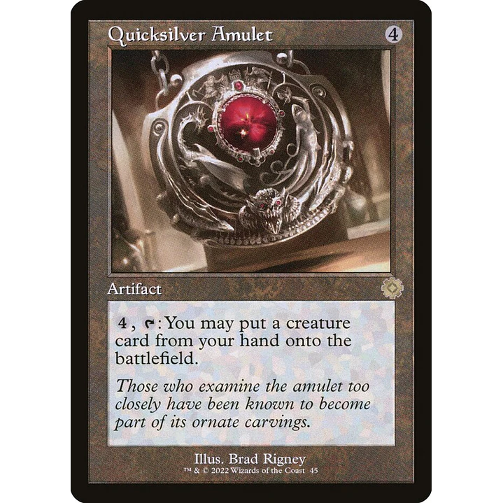 Quicksilver Amulet (Retro Frame) | Inglés | NM | BRR 1