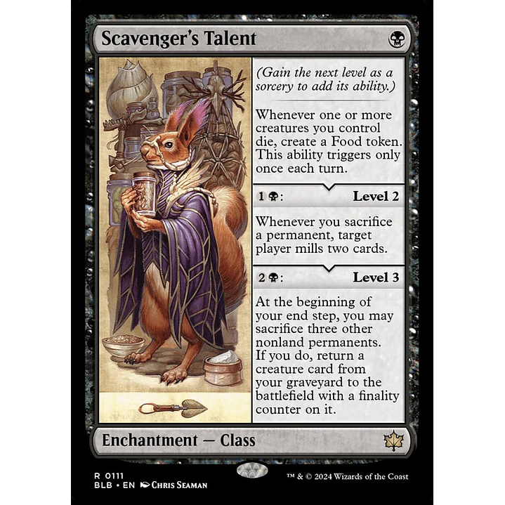 Scavenger's Talent | Inglés | NM | BLB 1