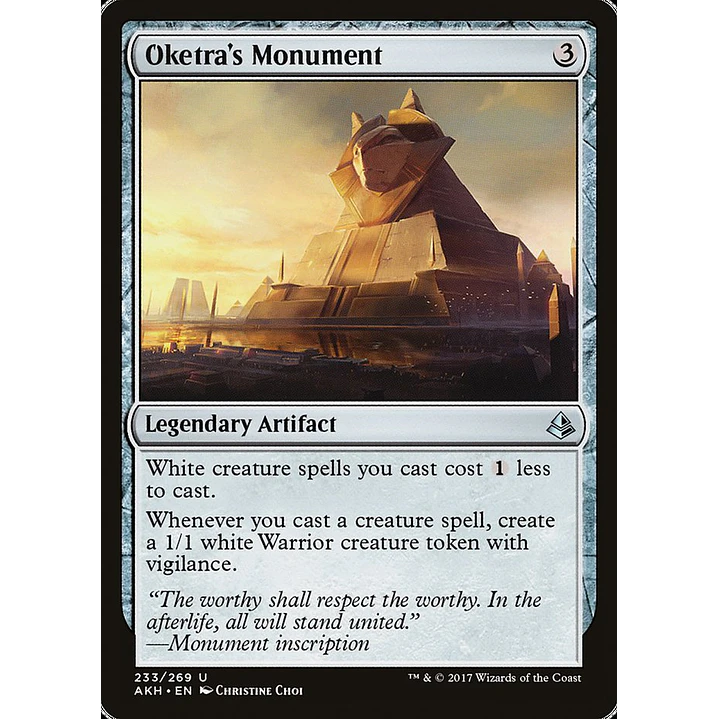 Oketra's Monument | Inglés | NM | AKH 1