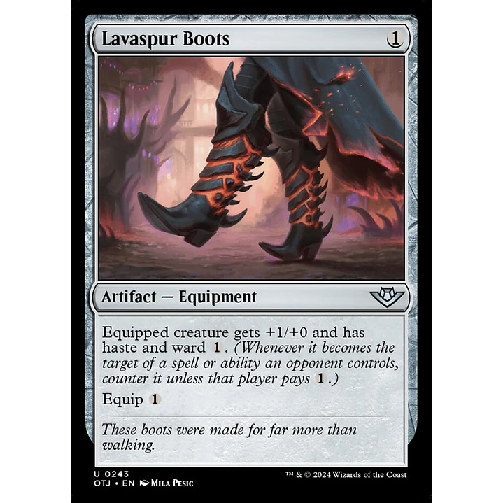 Lavaspur Boots | Inglés | NM | OTJ 1