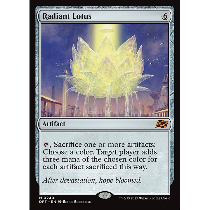 Radiant Lotus | Inglés | NM | DFT 1