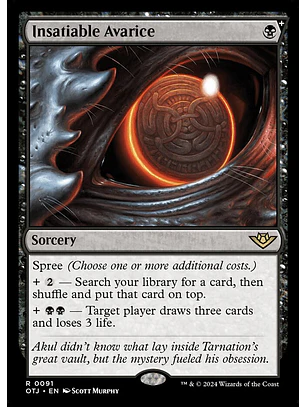 Insatiable Avarice (foil) | Inglés | NM | OTJ