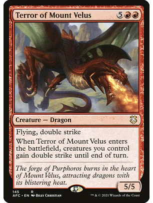 Terror of Mount Velus | Inglés | NM | AFC