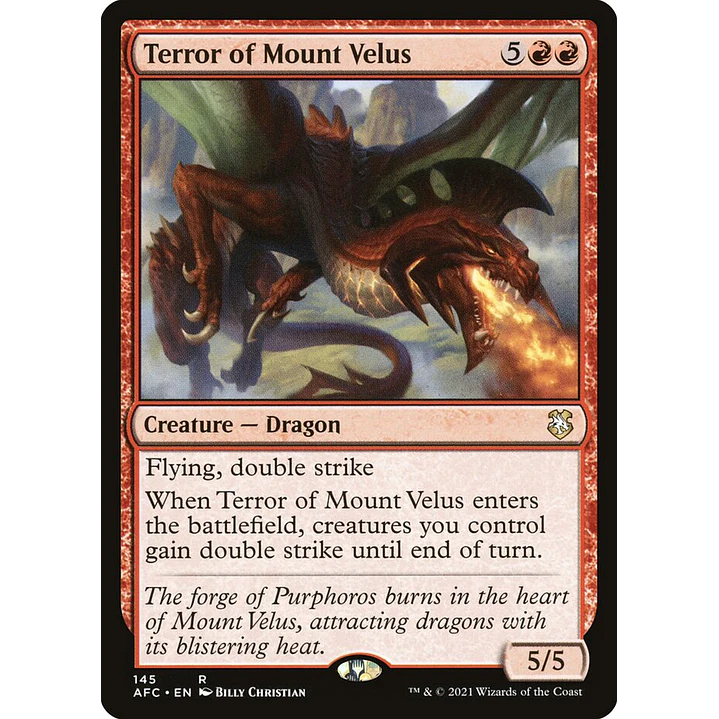 Terror of Mount Velus | Inglés | NM | AFC 1