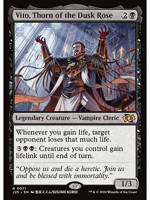 Vito, Thorn of the Dusk Rose | Inglés | NM | J25
