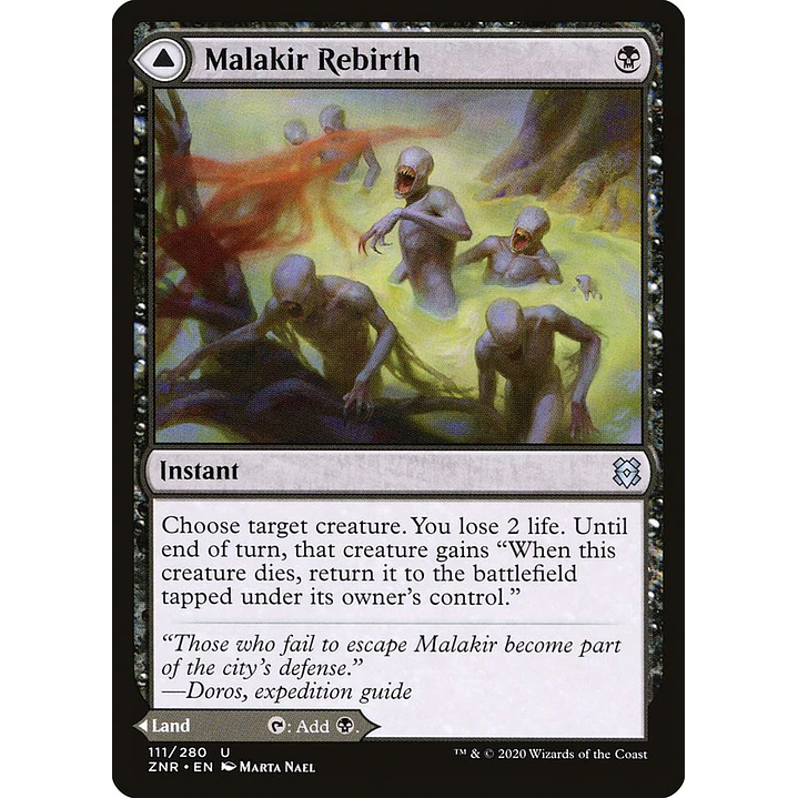 Malakir Rebirth // Malakir Mire | Español | NM | ZNR 1