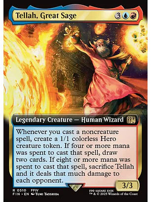 Tellah, Great Sage (Extended Art foil) | Inglés | NM | FIN