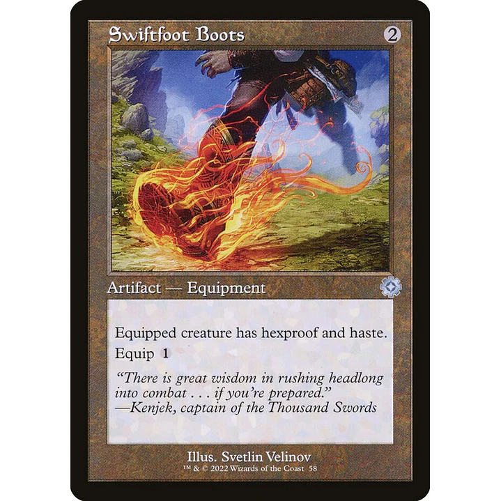 Swiftfoot Boots (Retro Frame) | Español | NM | BRR 1