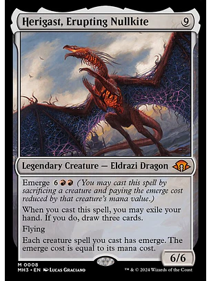 Herigast, Erupting Nullkite (foil) | Español | NM | MH3