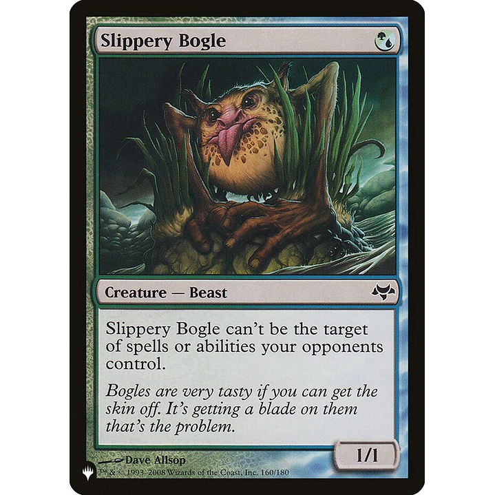 Slippery Bogle | Inglés | NM | PLST 1