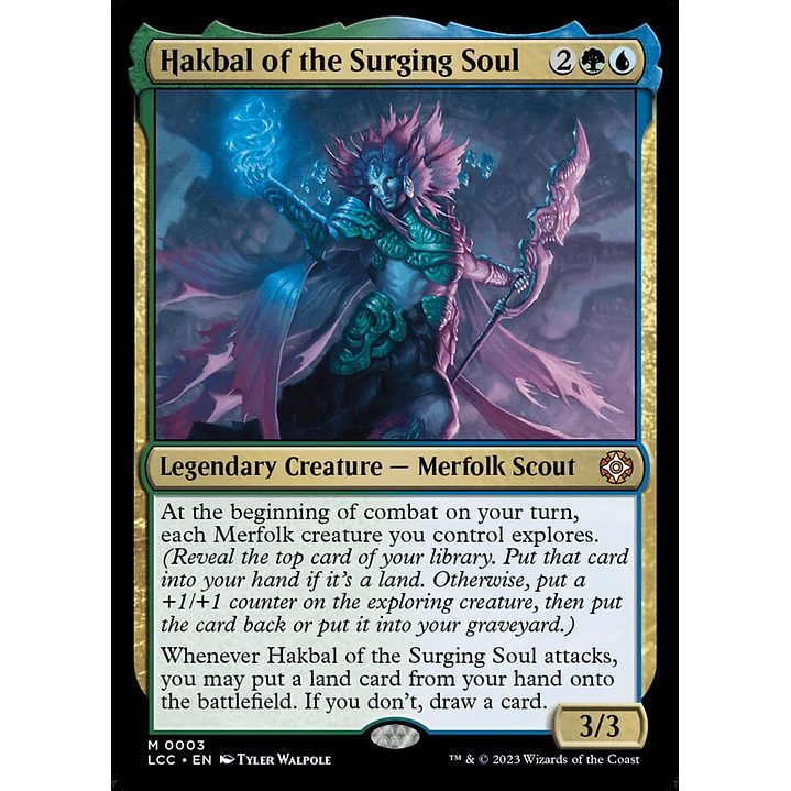 Hakbal of the Surging Soul | Inglés | NM | LCC 1