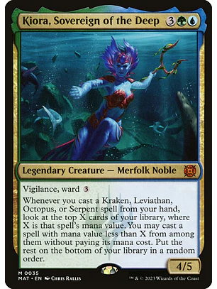 Kiora, Sovereign of the Deep | Inglés | NM | MAT