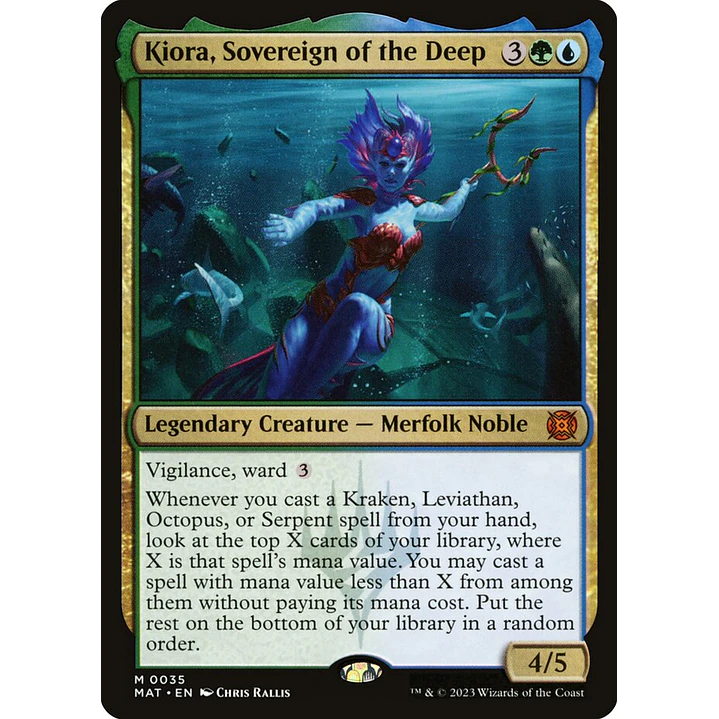 Kiora, Sovereign of the Deep | Inglés | NM | MAT 1
