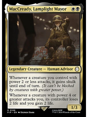 MacCready, Lamplight Mayor | Inglés | NM | PIP