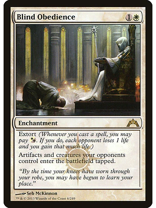 Blind Obedience | Español | NM | GTC