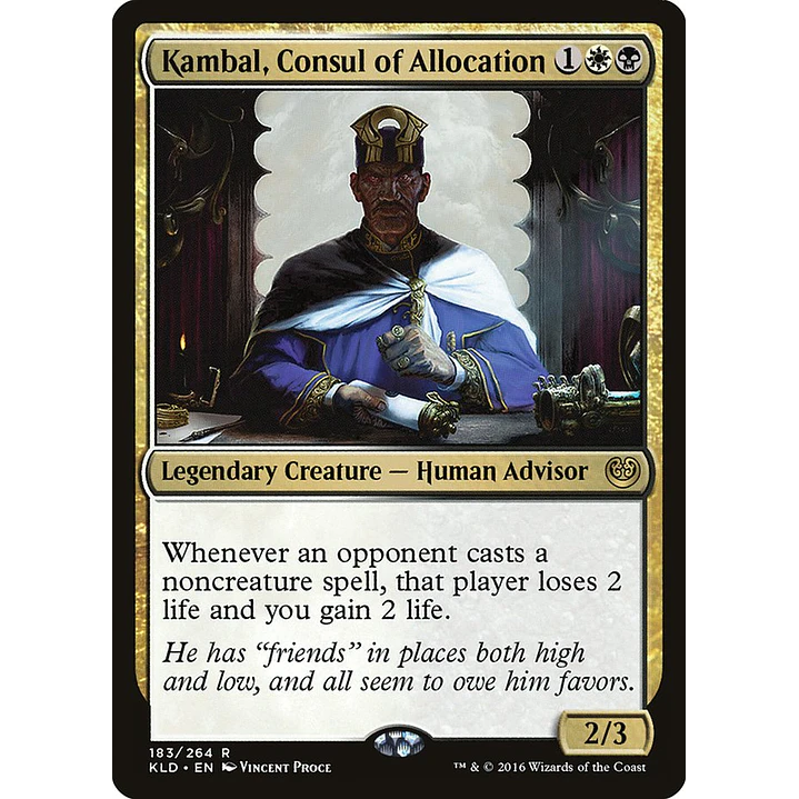 Kambal, Consul of Allocation | Inglés | NM | KLD 1