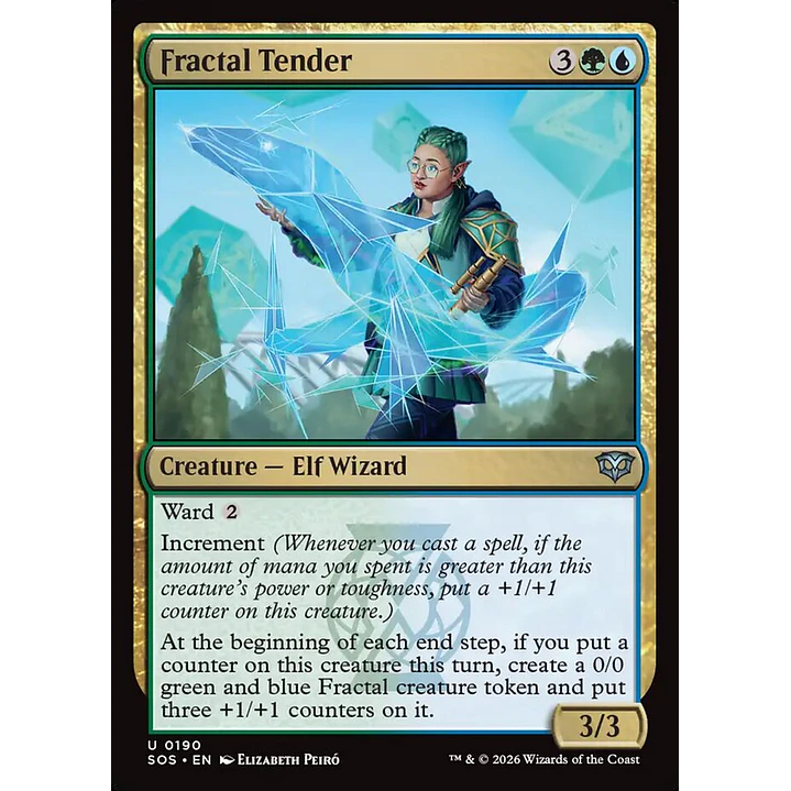 Fractal Tender | Inglés | NM | SOS 1