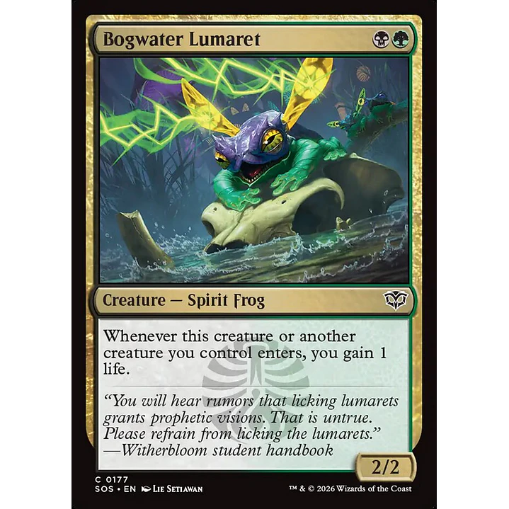 Bogwater Lumaret | Inglés | NM | SOS 1