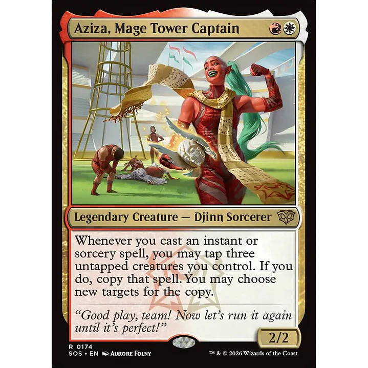 Aziza, Mage Tower Captain | Inglés | NM | SOS 1