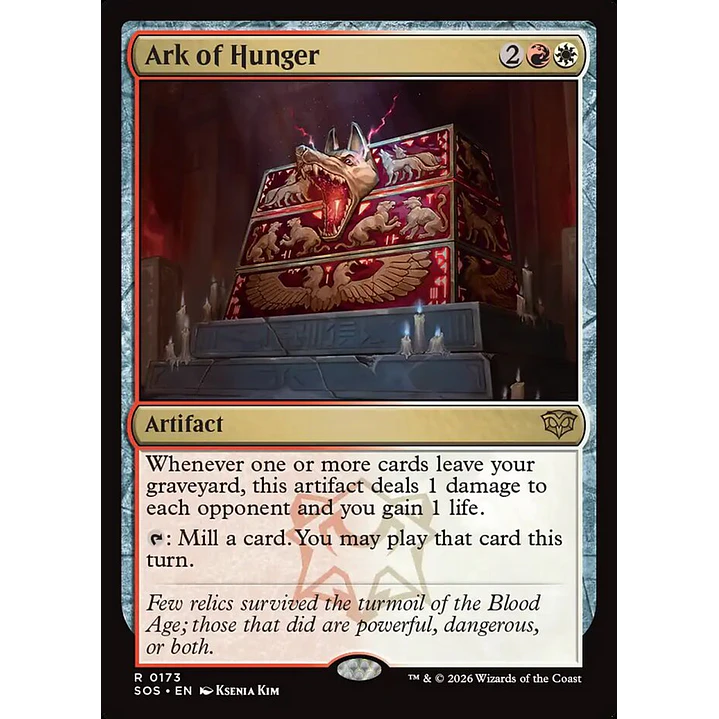 Ark of Hunger | Inglés | NM | SOS 1