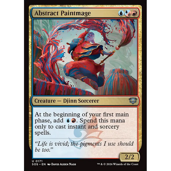 Abstract Paintmage | Inglés | NM | SOS 1