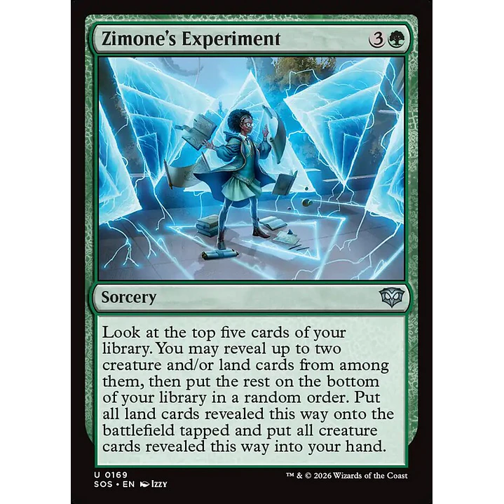 Zimone's Experiment | Inglés | NM | SOS 1