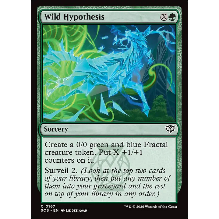 Wild Hypothesis | Inglés | NM | SOS 1