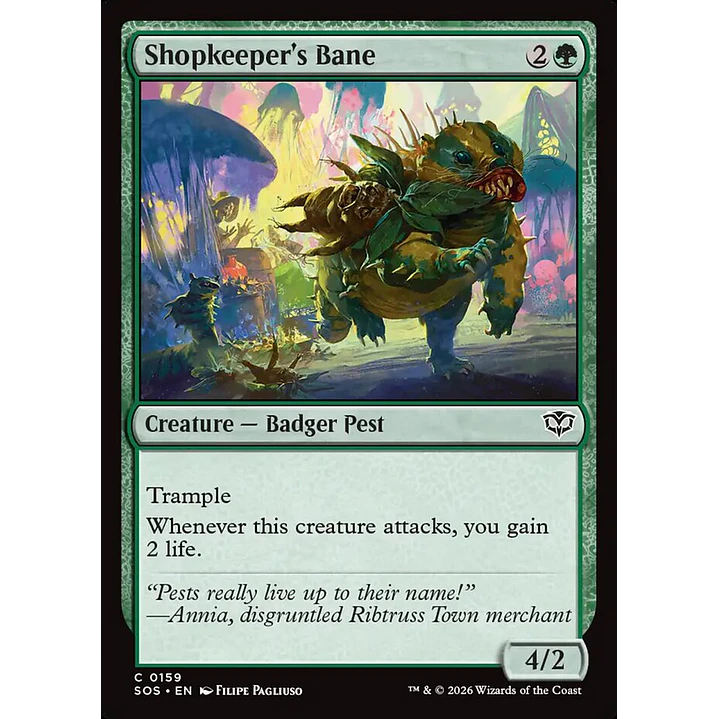 Shopkeeper's Bane (foil) | Inglés | NM | SOS 1