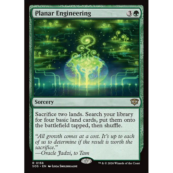 Planar Engineering | Inglés | NM | SOS 1