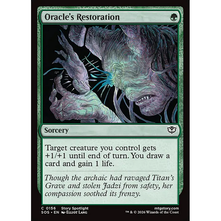 Oracle's Restoration | Inglés | NM | SOS 1