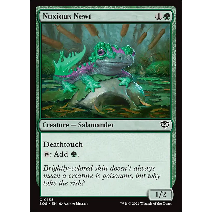 Noxious Newt | Inglés | NM | SOS 1