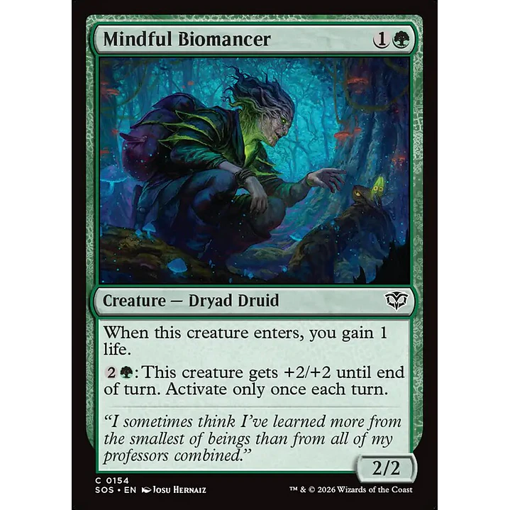 Mindful Biomancer | Inglés | NM | SOS 1