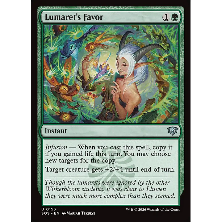 Lumaret's Favor | Inglés | NM | SOS 1