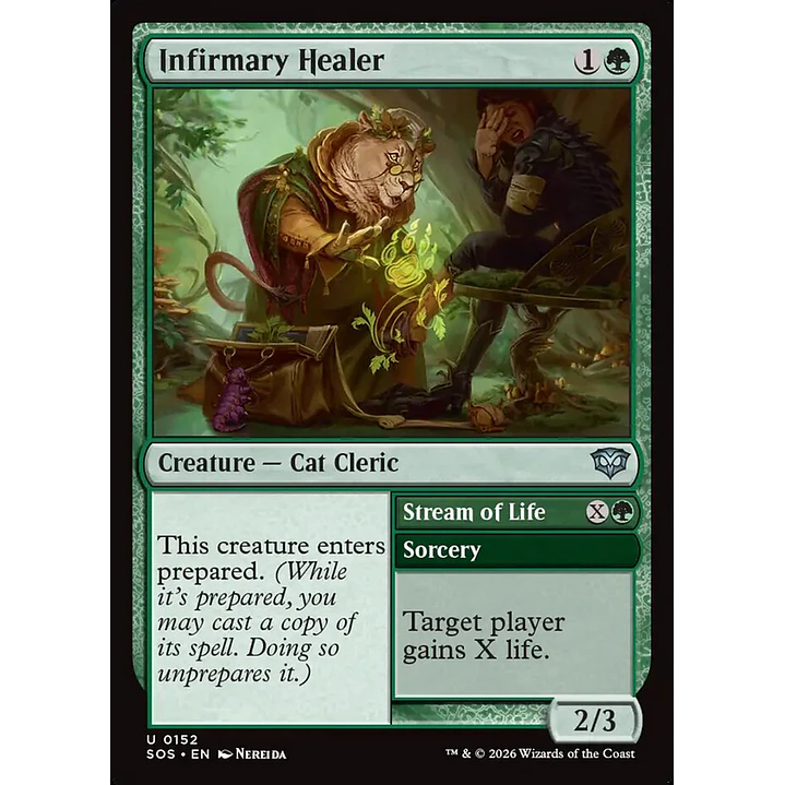 Infirmary Healer // Stream of Life | Inglés | NM | SOS 1
