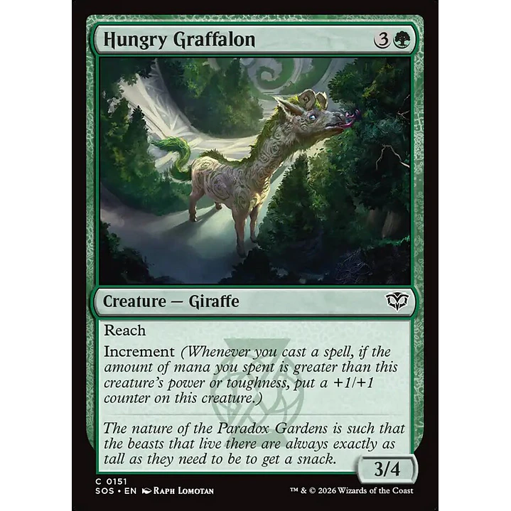 Hungry Graffalon | Inglés | NM | SOS 1
