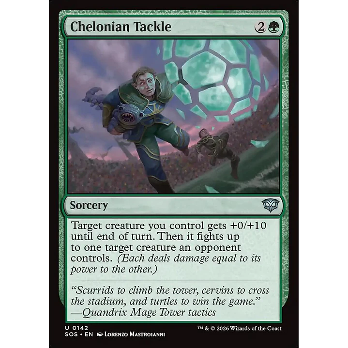 Chelonian Tackle | Inglés | NM | SOS 1