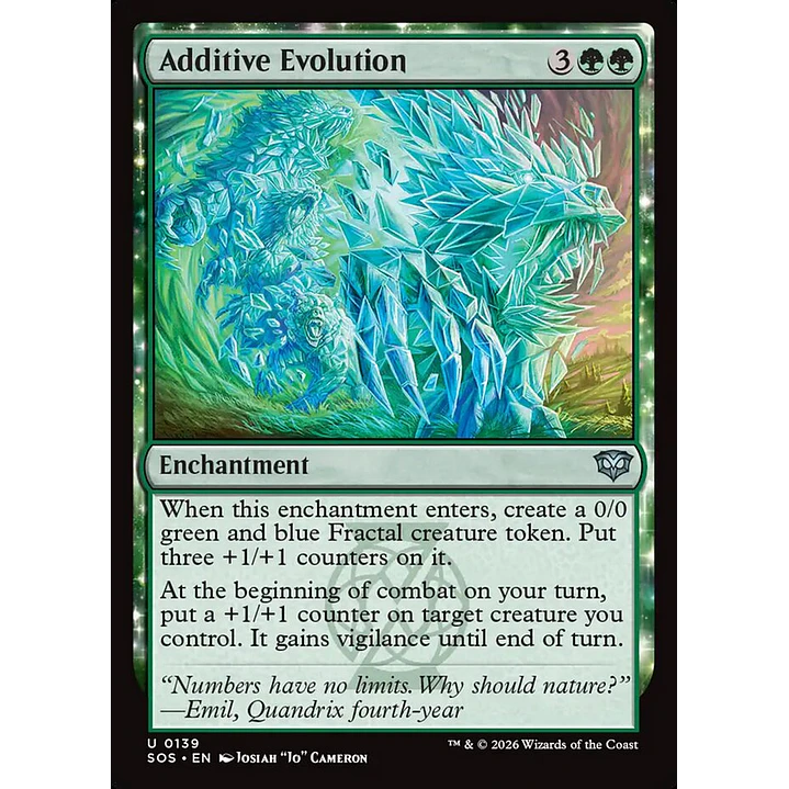 Additive Evolution | Inglés | NM | SOS 1